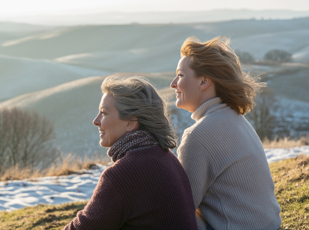 two women hills two women hills